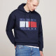 Tommy Hilfiger Ανδρικό φούτερ Tommy Flag Badge Melange Relaxed Hoody